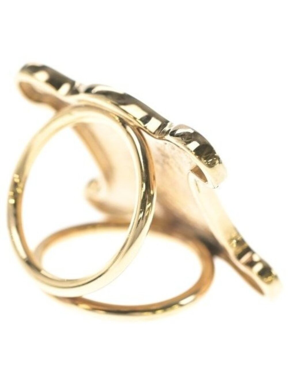 Celine Scarf Rings Gold - Picture 3 of 4